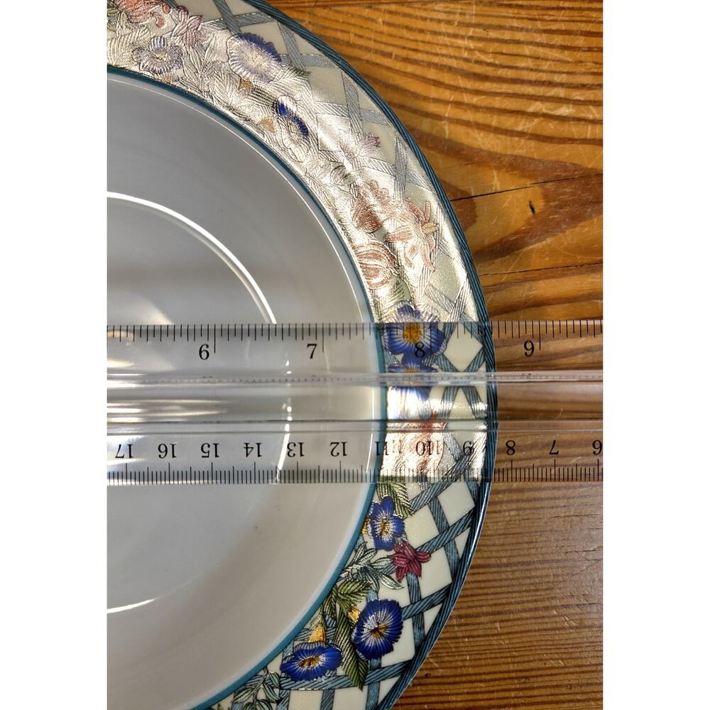 DANSK Nordic Garden Wide Rimmed Soup Bowls Porcelain - Picture 6 of 7